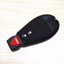 Chrysler Jeep Fobik Smart Remote Car key 433Mhz 2 Buttons+Panic Blade with 46 Electronic Chip
